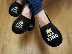 Copa cop pantofle s potiskem - His Queen