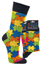 Puzzle ponožky - 2 páry