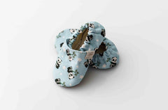 Copa cop Dětské textilní capáčky Barefoot - Panda