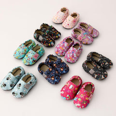 Copa Cop Dětské Textilní capáčky Barefoot - Cyclamen Unicorn