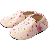 Copa cop Dětské textilní capáčky Barefoot - Hearts