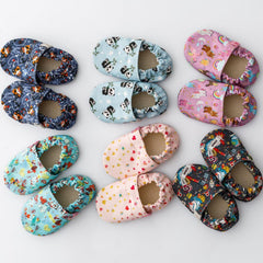 Copa cop Dětské textilní capáčky Barefoot - Panda