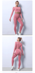 Dámské sportovní legíny CozyLeggings - růžové