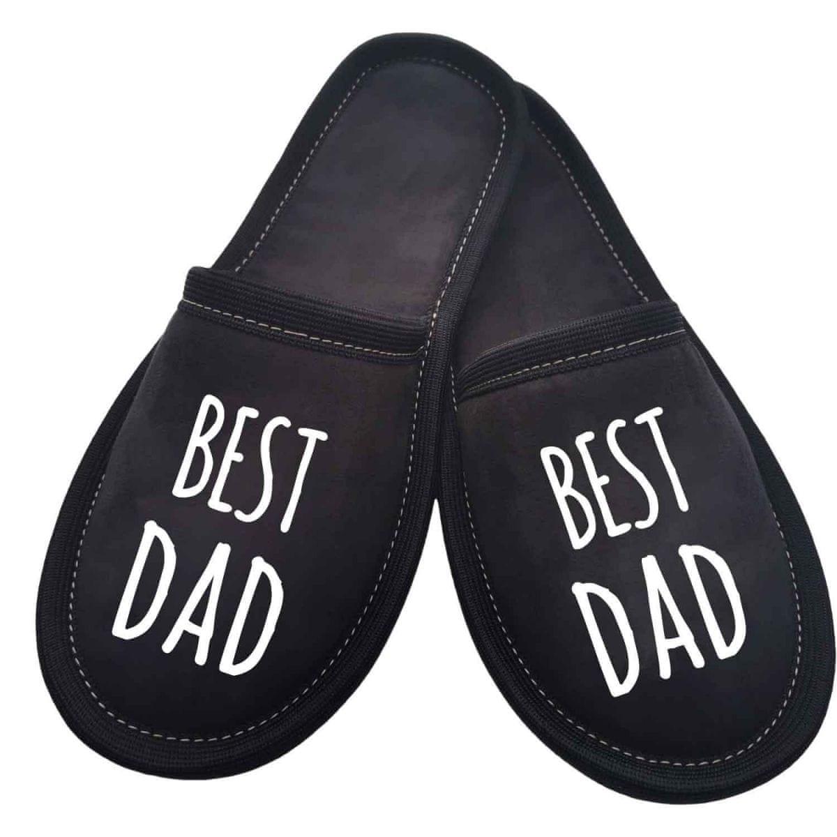 Copa cop papuče s potiskem - Best Dad