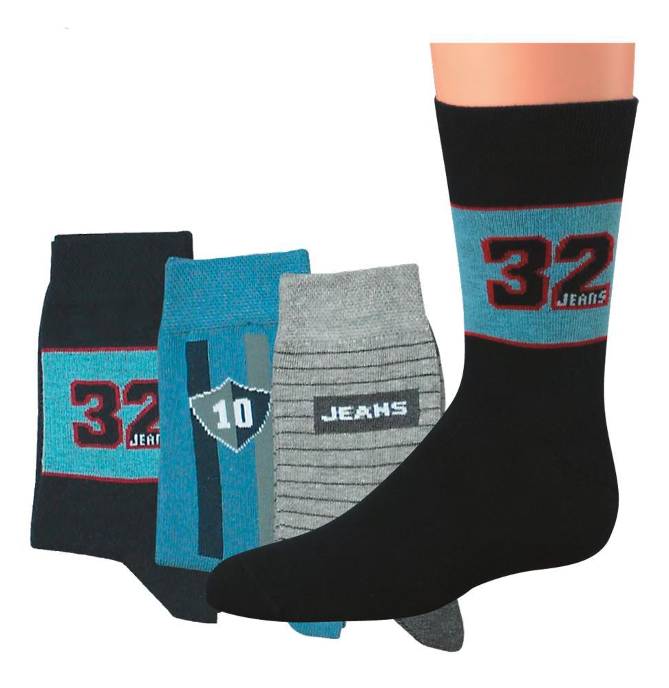 Vysoké ponožky Jeans – 3 páry